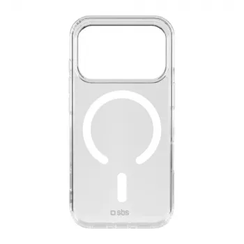 SBS D3O Active cover til iPhone 18 Pro Max / 17 Pro Max, MagSafe-kompatibel, transparent