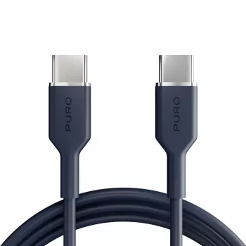 Puro Icon 60W USB-C-til-USB-C-kabel 1,5 m, Navy Blue