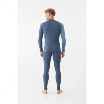 Viking Meriboo Man sæt herre-merinouldundertøjssæt, navy, M