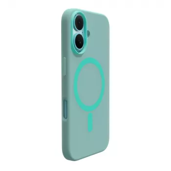 Puro Daylight MagSafe silikonecover til iPhone 16, grøn