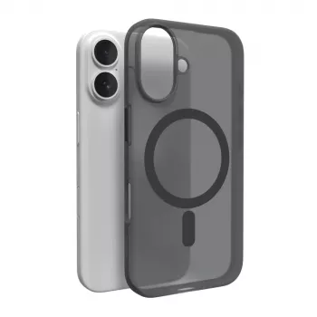 Puro Daylight MagSafe silikonecover til iPhone 16 Plus, sort