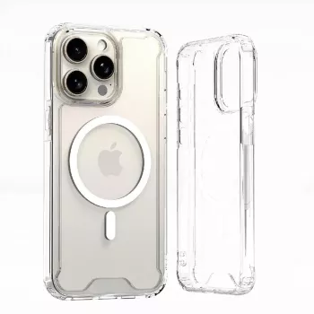 Hurtel Clear Corner Case MagSafe til iPhone 16 Plus, transparent
