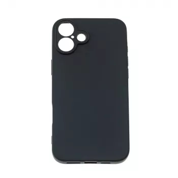 Hurtel Soft Case til iPhone 16 Plus, sort