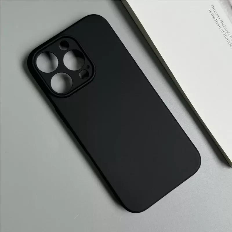 Hurtel Soft Case til iPhone 16 Pro Max, sort
