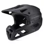 Wozinsky full-face-cykelhjelm med aftageligt visir, 60-62 cm, sort