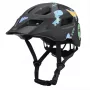 Wozinsky børne-MTB-cykelhjelm med aftageligt visir, størrelse XS (48-52 cm), sort