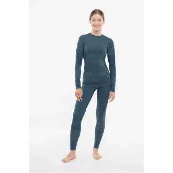 Viking Gasher Lady Set Merino dameundertøj, turkis, L
