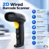 Qoltec Precision stregkodescanner 1D 2D, QR, EAN, USB