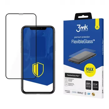 3mk FlexibleGlass Max hybridglas til Apple iPhone 11, sort