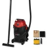 Einhell TC-VC 2555 wet/dry vacuum cleaner, 25 l, black/red