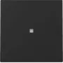Gira System 55 vippe 3290005 med kontrolvindue, sort, mat