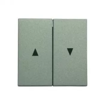 Gira 029426 persiennekontakt-vippe med pile, System 55, aluminium