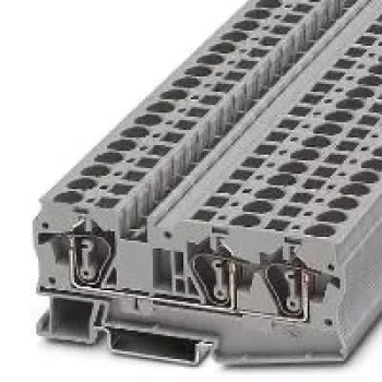 Phoenix Contact ST 6-TWIN BU 3036479 3-Conductor Feed-Through Terminal Block, Blue (50 pcs)