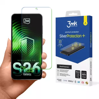 3MK SilverProtection+ antimikrobiel beskyttelsesfolie til Samsung Galaxy S26+