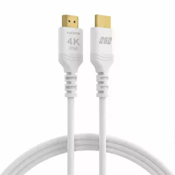 EFB Elektronik HDMI-20-00015 HDMI-kabel High Speed med Ethernet, 4K60Hz, 18 Gbit/s, 5 m, hvid, kompatibel med HDMI 2.0