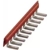 Phoenix Contact 2715953 Insertion Bridge EB 80-DIK RD, 80-pole, 6.2 mm, red, Terminal Block